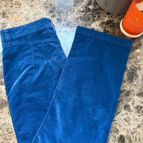 Free People We The Free Jayde Cord High Rise Moody Blue Pants Size 12 - Picture 7 of 11